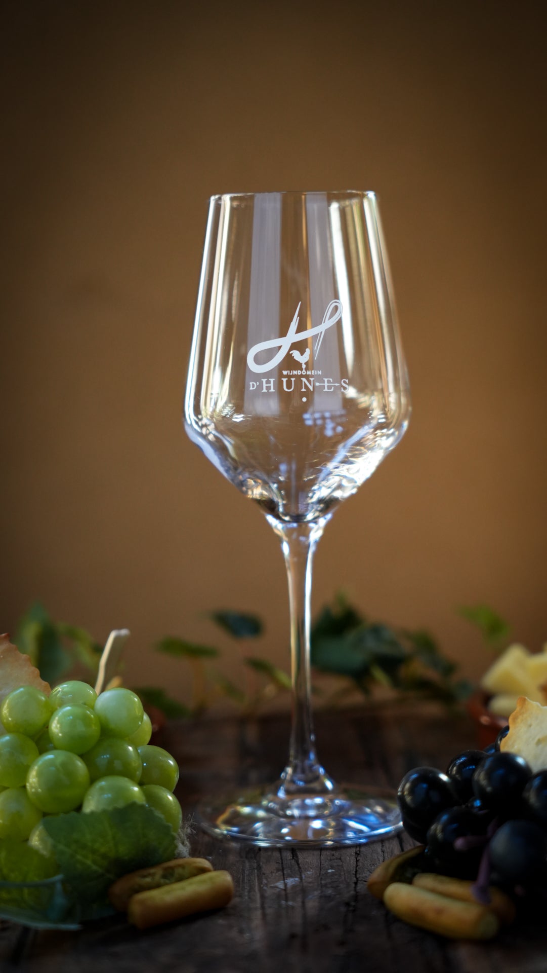 Glas Witte Wijn D'Hunes