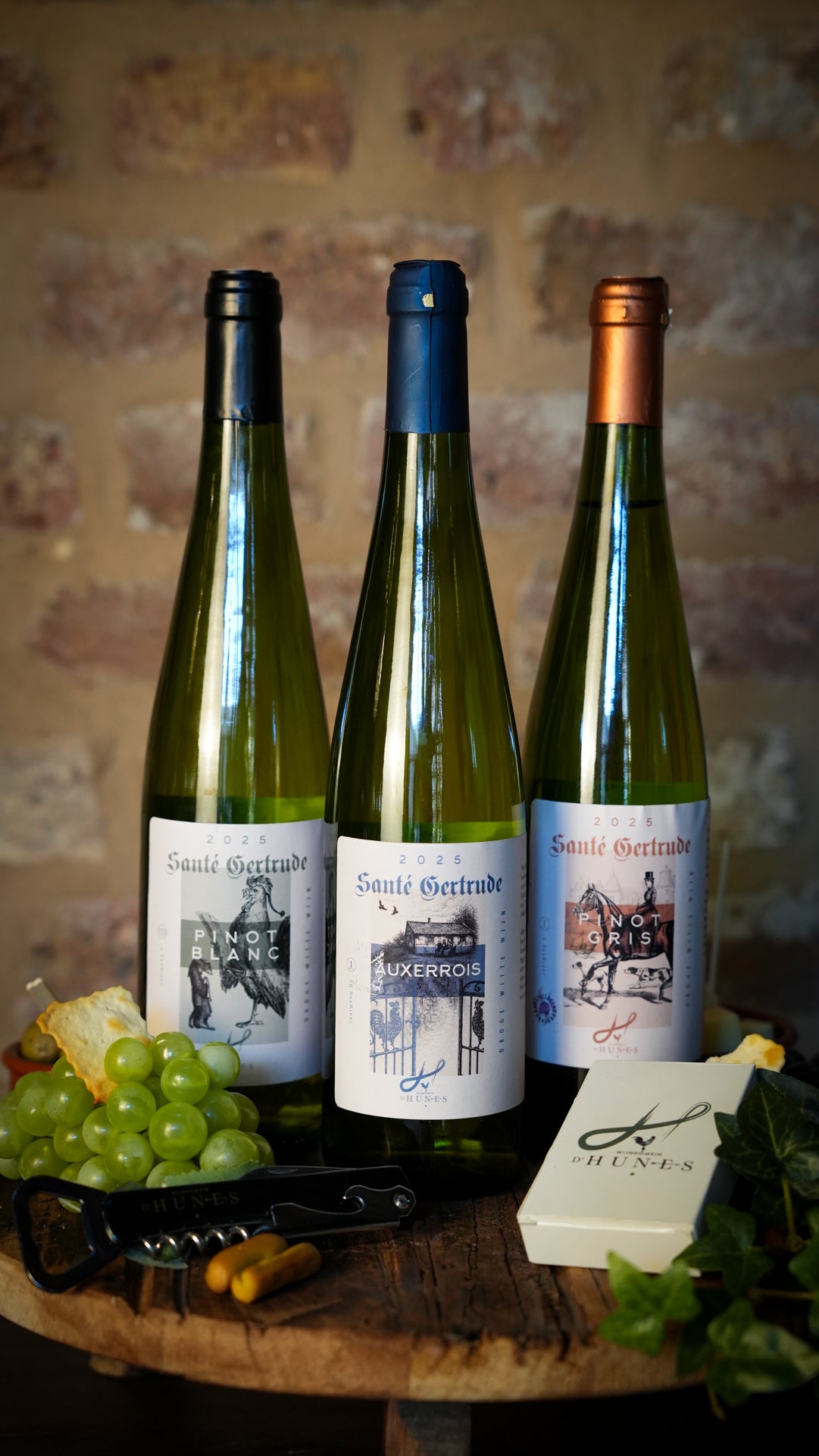Cadeaupakket 3 flessen D'Hunes wijn
